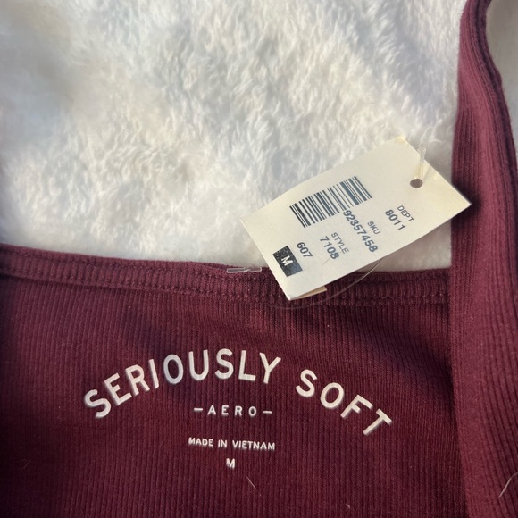 Aeropostale maroon tank top - Picture 2 of 2